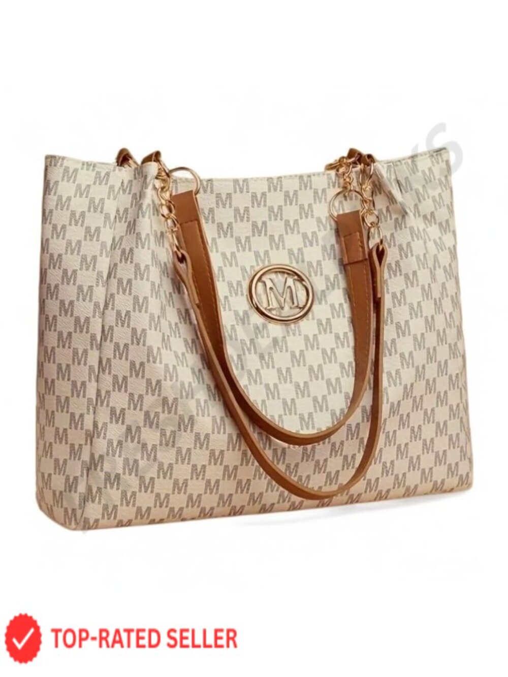 Fashion Foldable PU Leather Shoulder Bag Handbag with Multiple Pockets